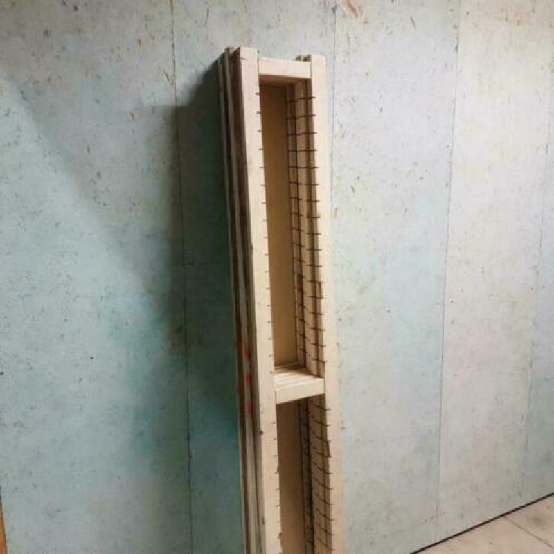 white-wash boekenstelling BRUYNZEEL 210×30 cm houten schap