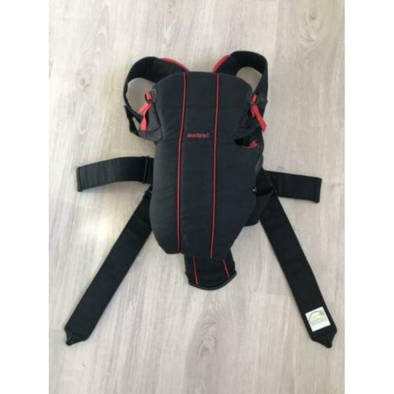 Nette draagzak baby - BabyBjörn Carrier Active rood/zwart
