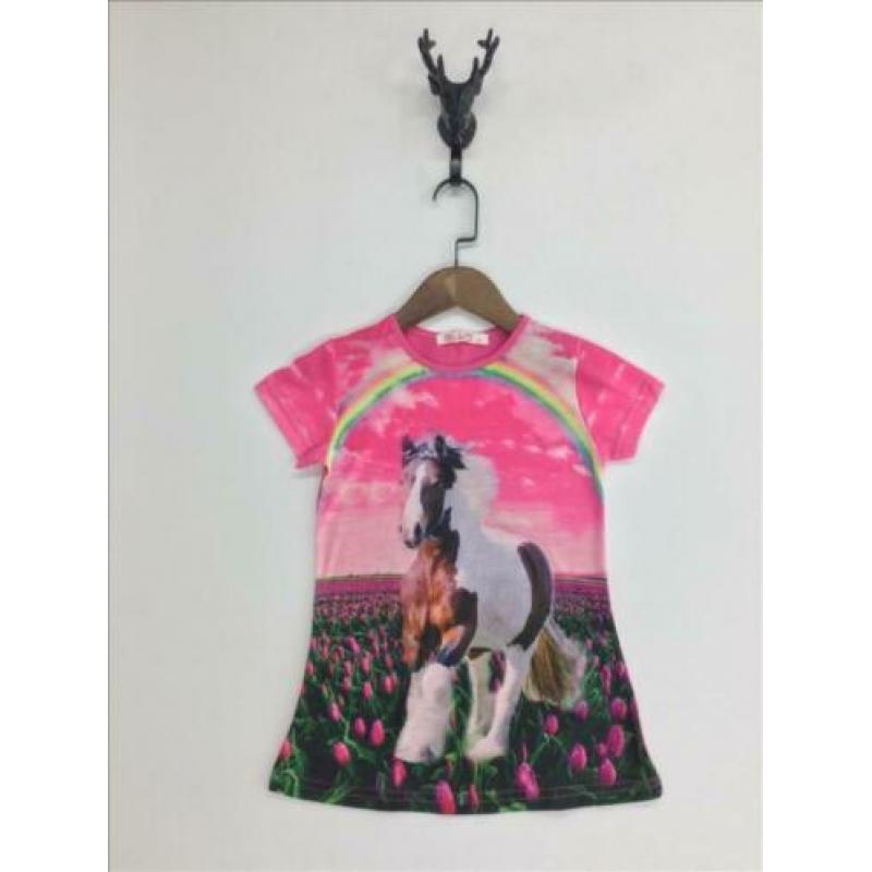 Paarden t-shirts maat 92