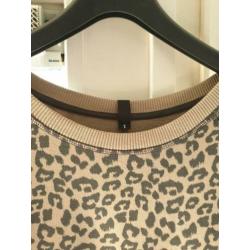 10 days, jurk , nieuw, panter/leopard maat 1 / maat 38