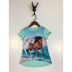 Paarden t-shirts maat 92