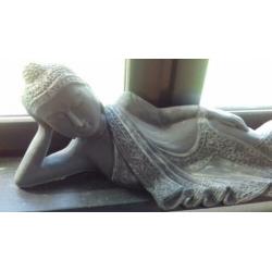 boeddha 75 cm polystone nieuwstaat