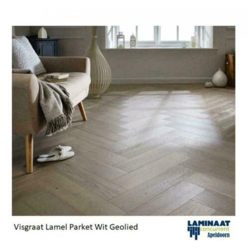 Visgraat Lamel Parket Wit Geolied Rustiek 3301 Apeldoorn
