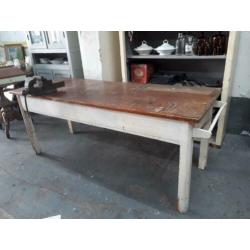 Vintage/industriële werktafel