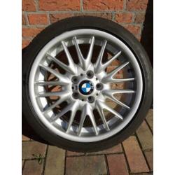 Z.G.A.N. BMW Velgen Breedset Style 72 + 4 Zomerbanden DUNLOP