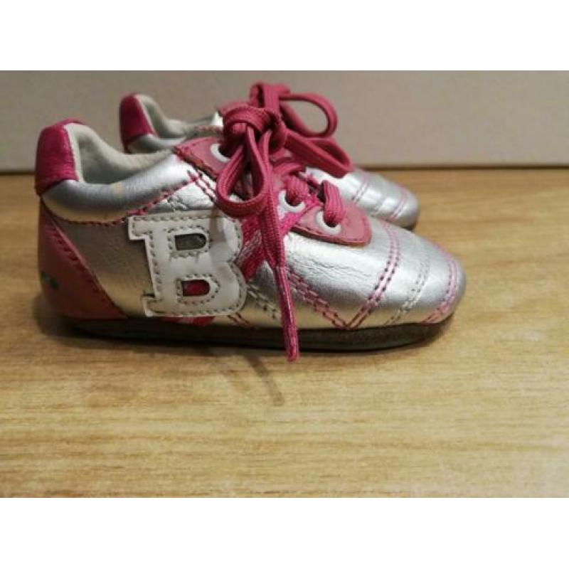Baby bunnies-zilver/roze/wit-maat 18