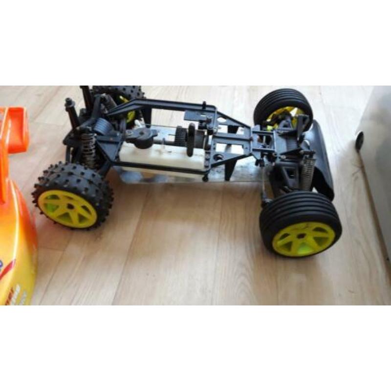 Retro buggy 1:8 plus kistvol onderdelen voor de knutselaar