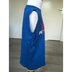 MITCH top / shirt blauw / rood netjes mt 104 ZR