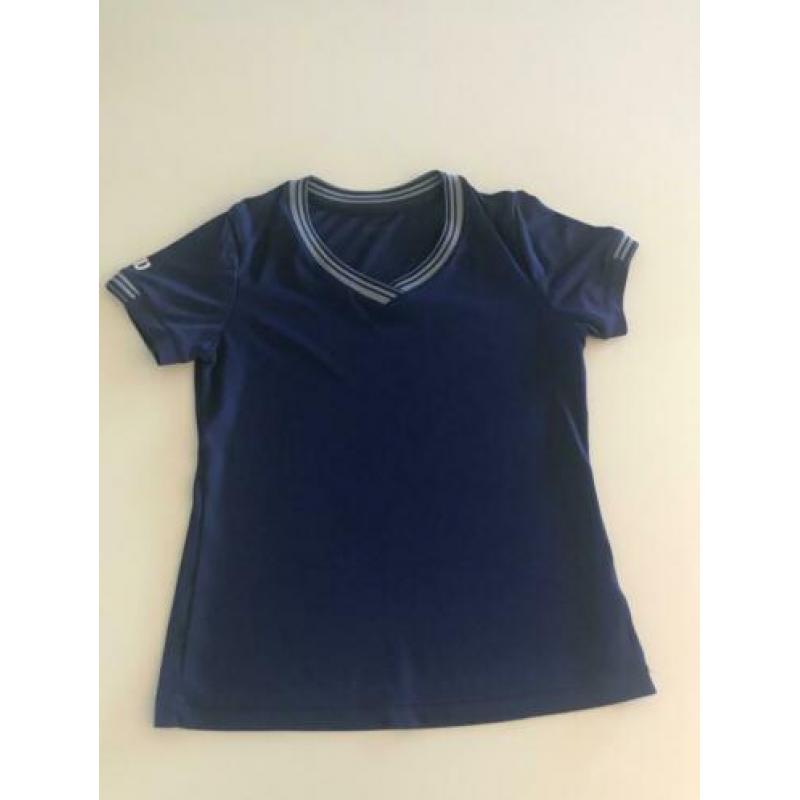 Tennis kleding meisje maat 140 Wilson blauw