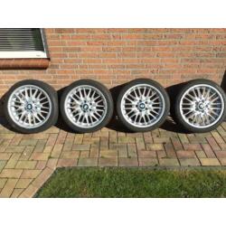 Z.G.A.N. BMW Velgen Breedset Style 72 + 4 Zomerbanden DUNLOP