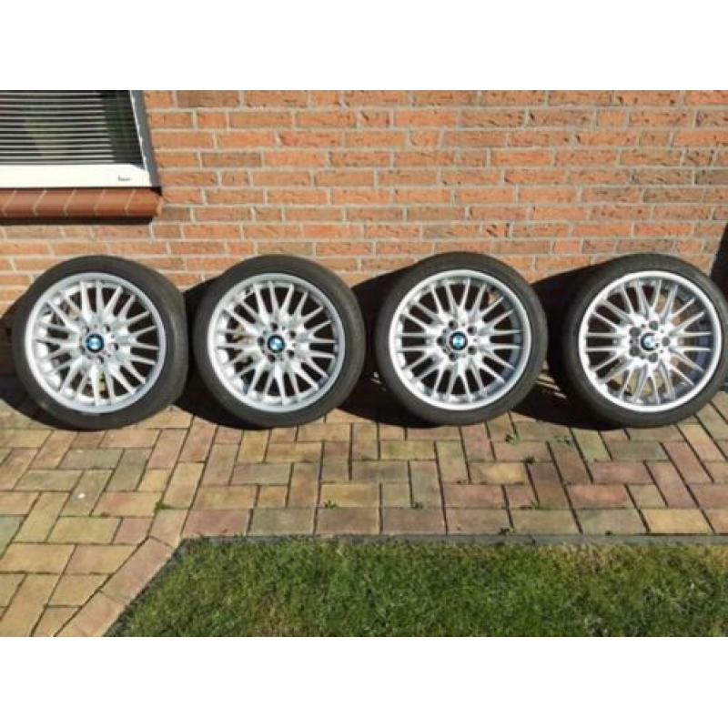 Z.G.A.N. BMW Velgen Breedset Style 72 + 4 Zomerbanden DUNLOP