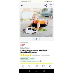 Fisher price lay and sit kussen.