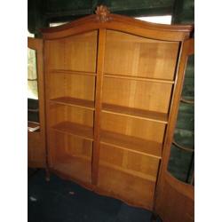 Barok eiken boekenkast servieskast boekenkast 295,00