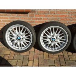 Z.G.A.N. BMW Velgen Breedset Style 72 + 4 Zomerbanden DUNLOP