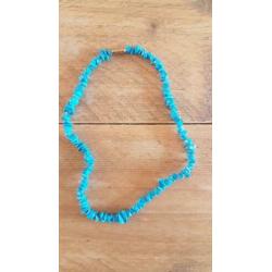 Vintage turqueniet ketting en armband. Romy Boomsma stijl