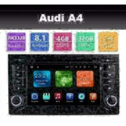 Audi A4 A3 navigatie radio wifi android 8.1 carplay dab+ dvd