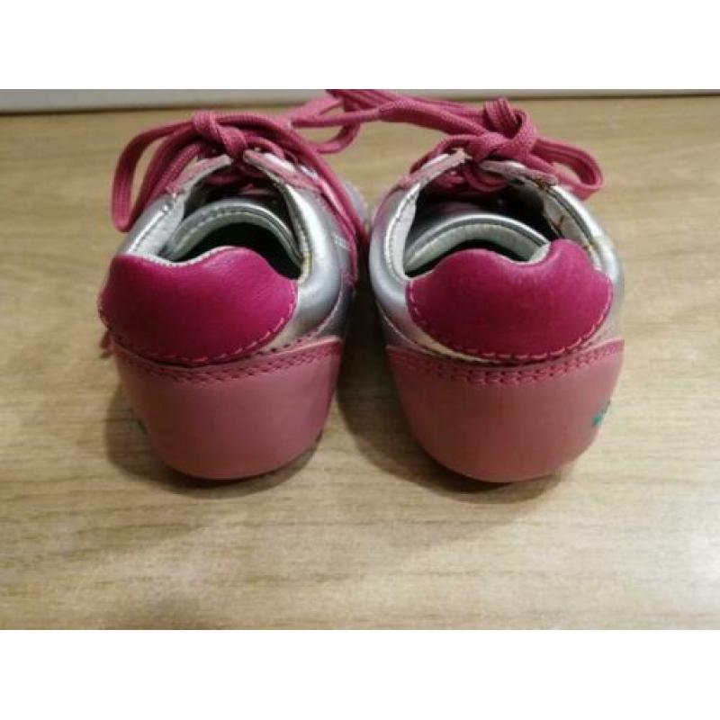 Baby bunnies-zilver/roze/wit-maat 18