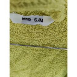 Hema ochtendjas badjas dames groen S M nieuw