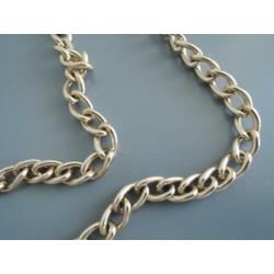 Lange vintage ketting in goudkleur