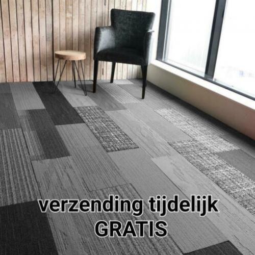 Skinny Planks Design Tapijttegels 25x100cm Heuga Interface