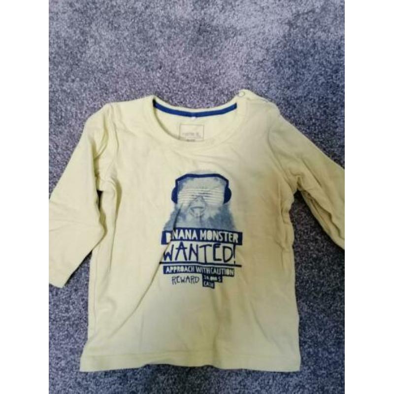 9 longsleeves maat 68 babyface dirkje name it ZGAN