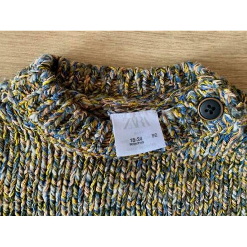 *NIEUW!* Knit, tricot, trui / sweater van Zara Baby, maat 92