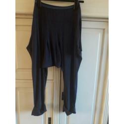 2026 zouave broek yoga blauwe driekwart izgs maat M 38