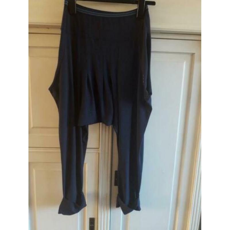 2026 zouave broek yoga blauwe driekwart izgs maat M 38