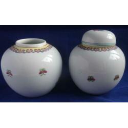SET CHINESE GEMBERPOTTEN * Met FAZANT *