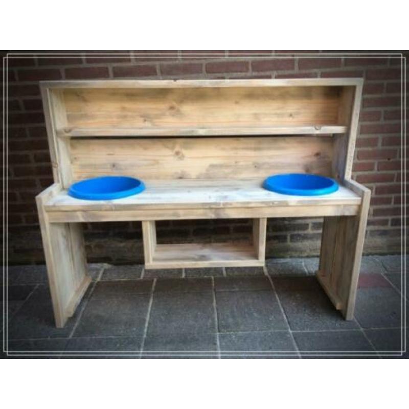 Modderkeuken keukentje zandbak keukentje