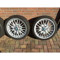 Z.G.A.N. BMW Velgen Breedset Style 72 + 4 Zomerbanden DUNLOP