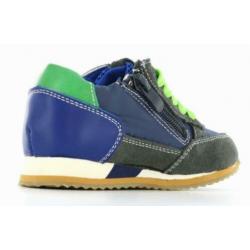 SHOESME maat 34 veter/rits blauw/grijs - gratis verzenden