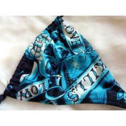 Halterbikini met steentjes van Ed Hardy by Christian Audiger