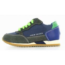 SHOESME maat 34 veter/rits blauw/grijs - gratis verzenden