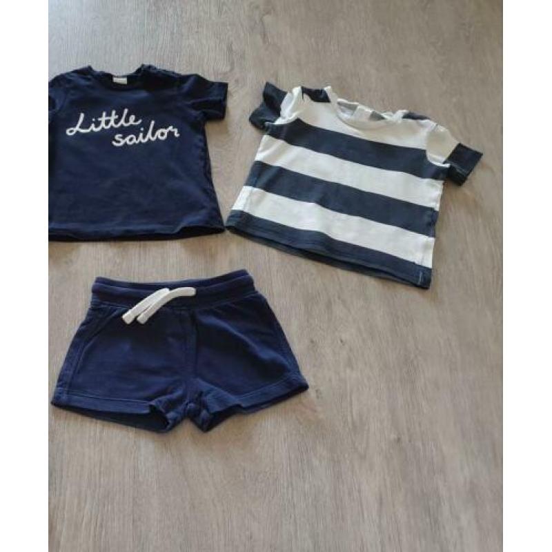 Leuke shirtjes en broekje voor jongetje maat 68