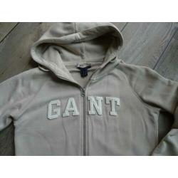 Capuchon Vest met rits Gant Beige L