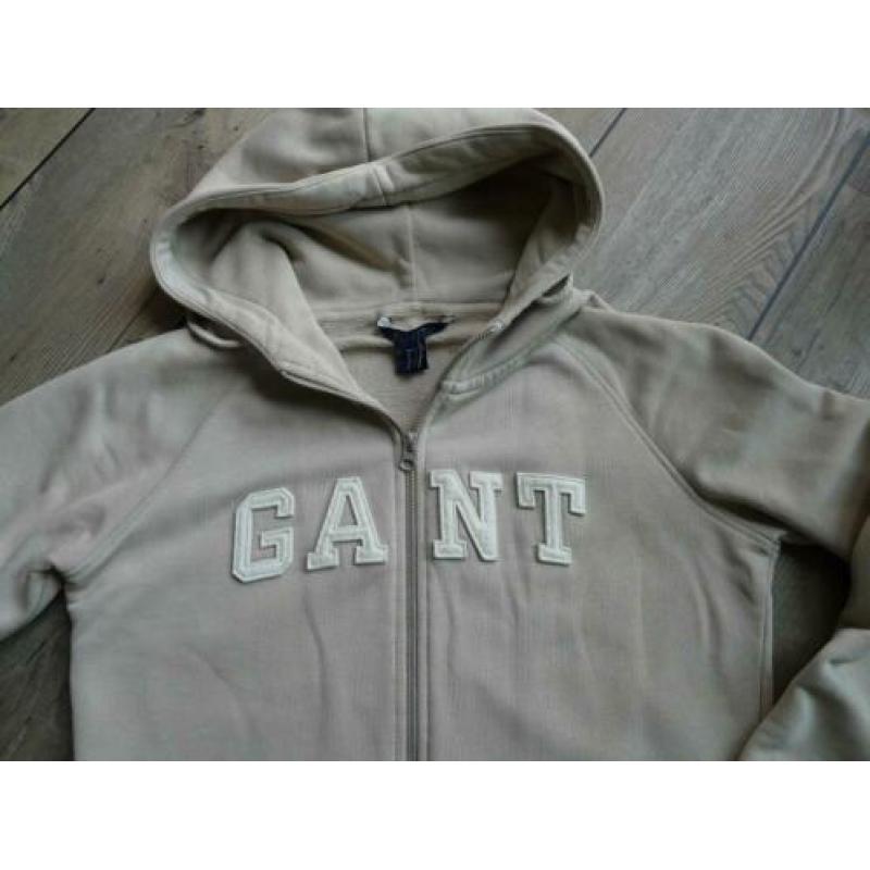 Capuchon Vest met rits Gant Beige L
