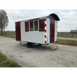 Bouwkeet schaftkeet schaftwagen pipowagen keet Tiny house