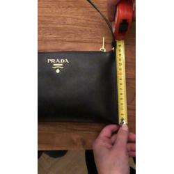 Prada tas zwart leder
