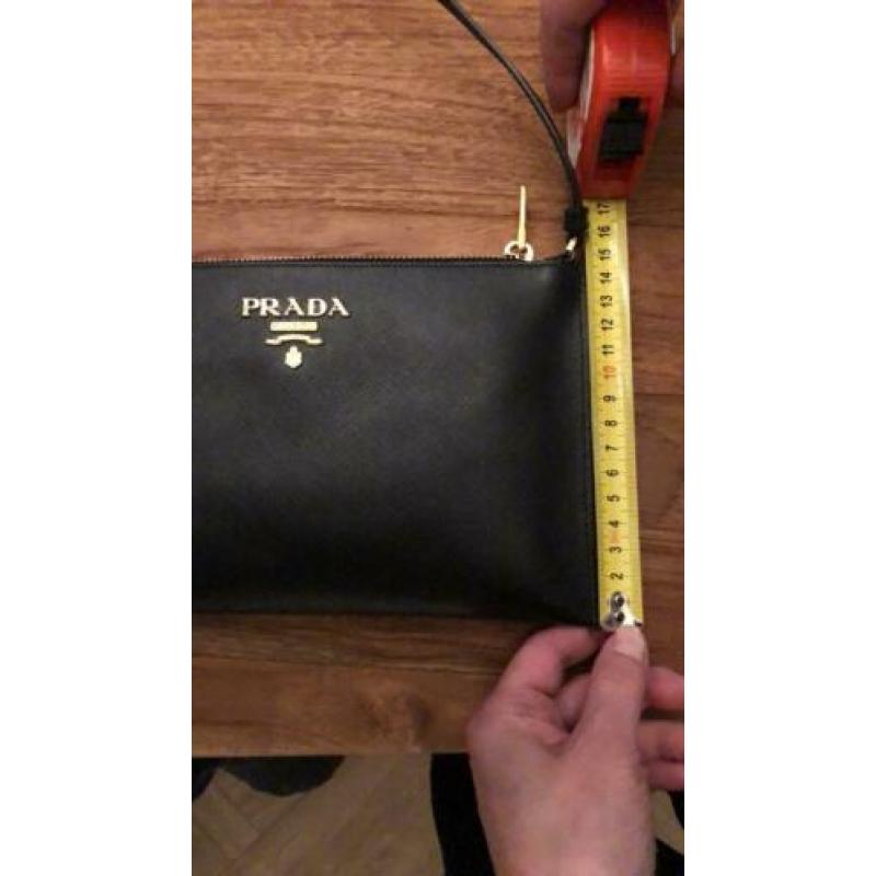 Prada tas zwart leder