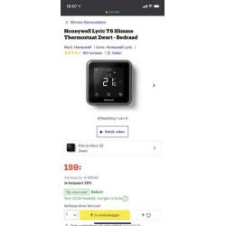 Honeywell Lyric T6 smart thermostaat nieuw