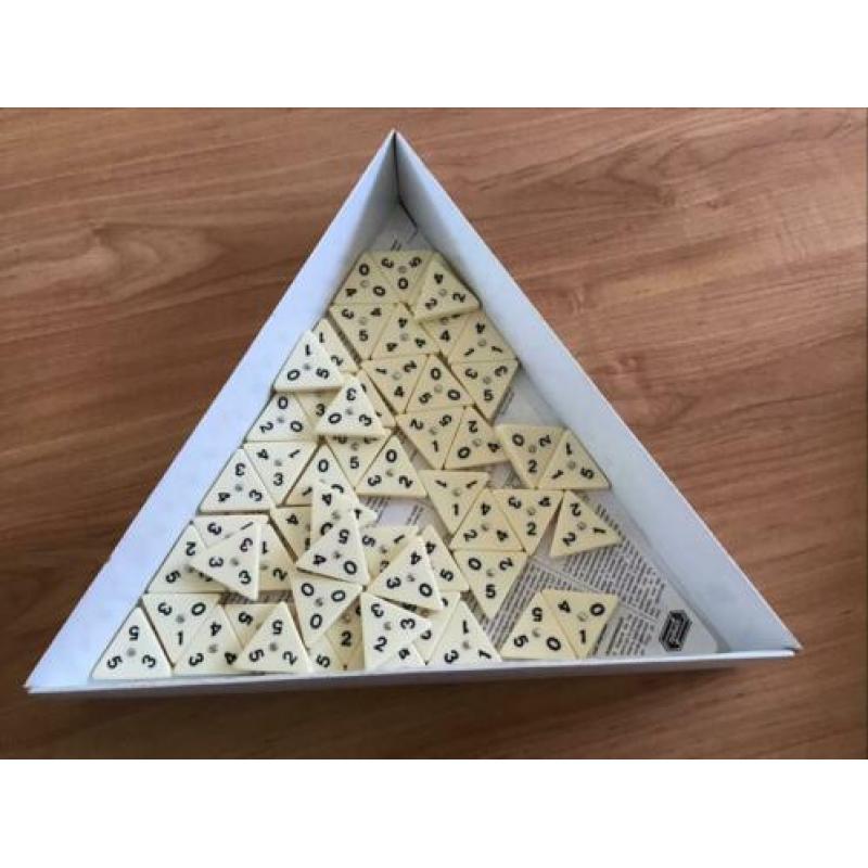 Triominos de luxe compleet met grote dikke stenen nieuw