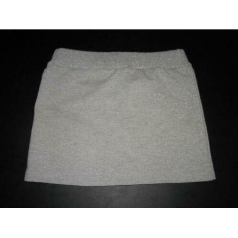 Super gaaf zilver glitter NAME IT sweat rokje maat 6/116.