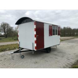 Bouwkeet schaftkeet schaftwagen pipowagen keet Tiny house