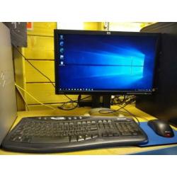 Pc set met asus moederbord Quad core, 8 GB Ram en 64 ssd &