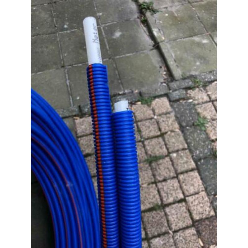 Henco Alupex meerlagenbuis met mantel blauw 14 mm (75 meter)