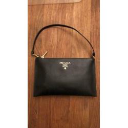 Prada tas zwart leder