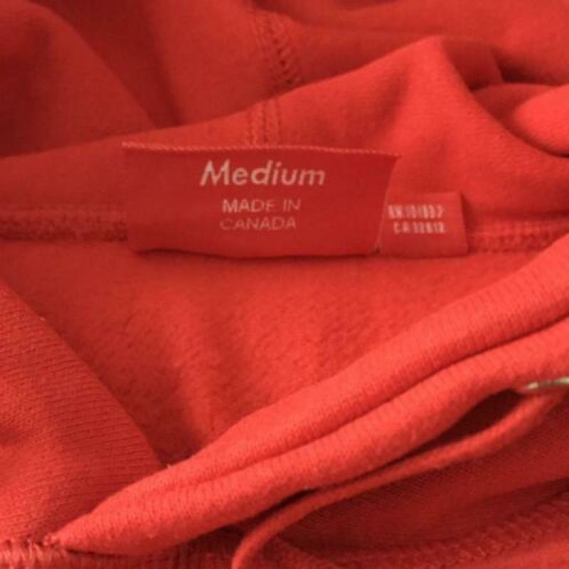 Rode Supreme box logo hoodie seizoen 17FW trui rood paars