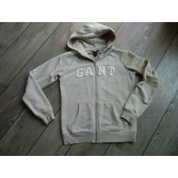 Capuchon Vest met rits Gant Beige L