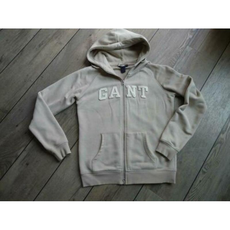 Capuchon Vest met rits Gant Beige L